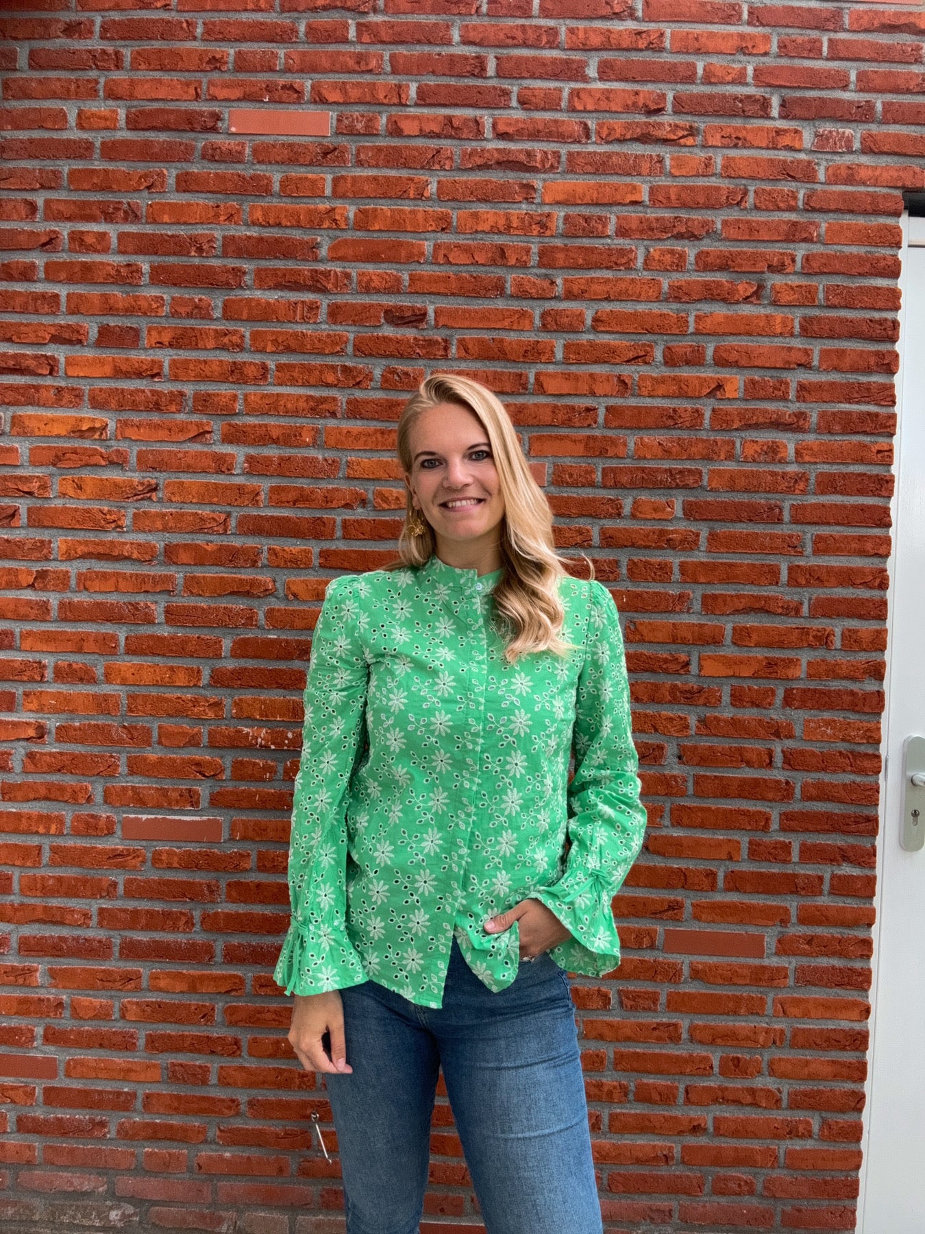 Blouse green Lola