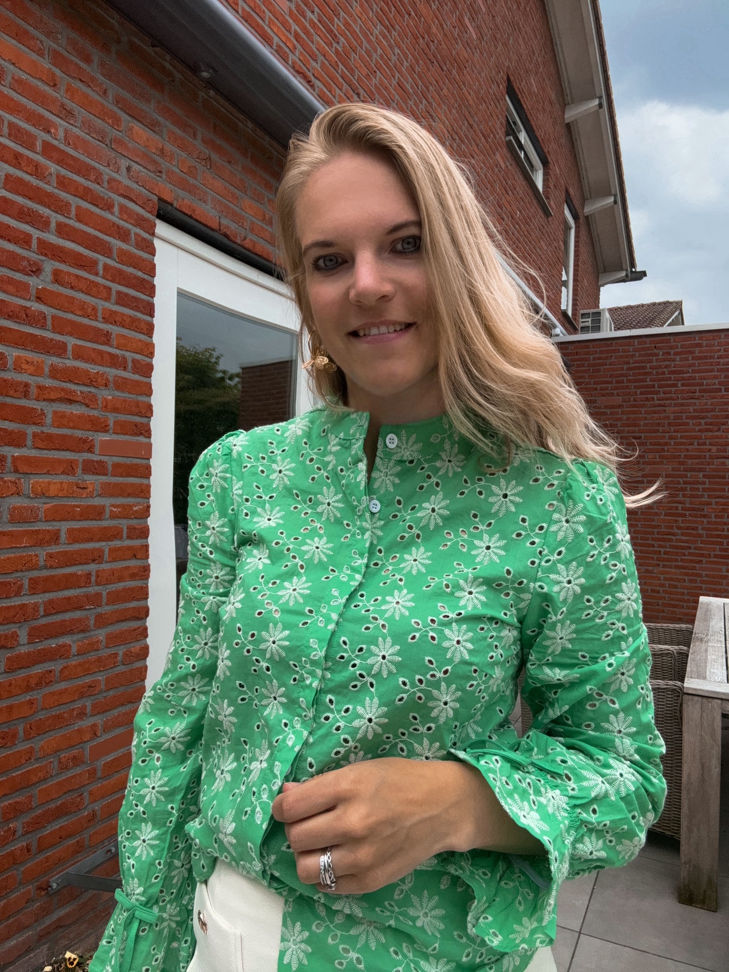 Blouse green Lola