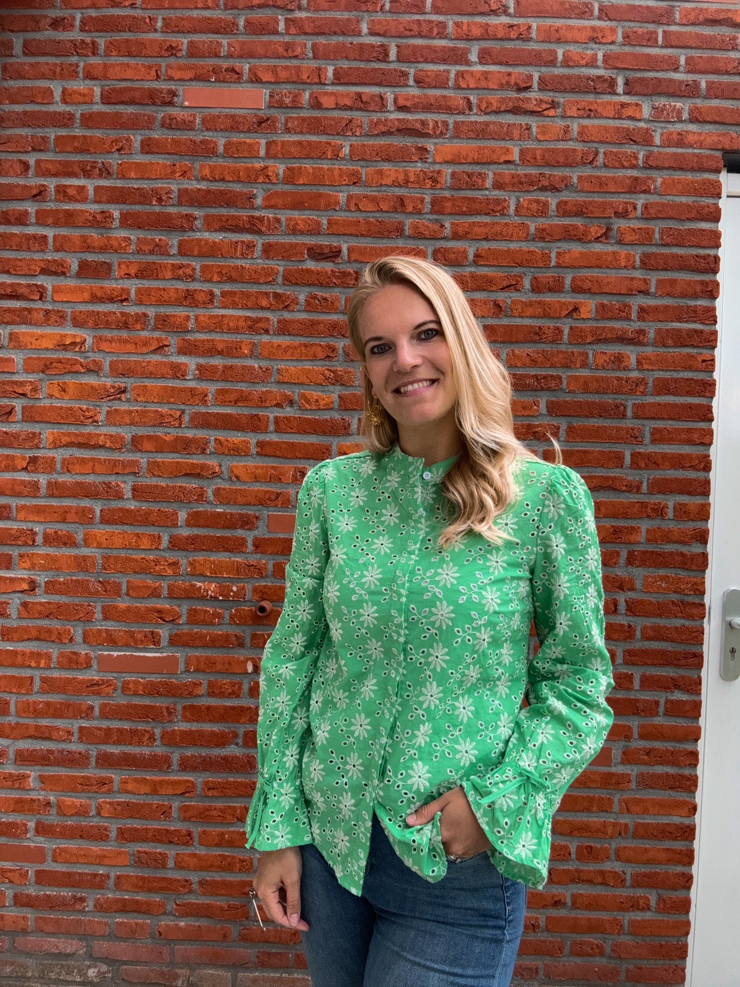 Blouse green Lola