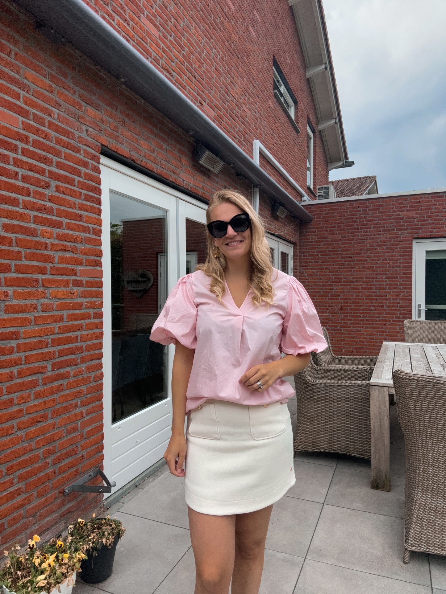 Blouse roze Ela